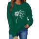 thumbnail image 2 of Xuyuer St. Patrick's Day Women's Printed Sweatshirt Long Sleeve Crewneck Casual Loose Vintage Graphic Pullover Tops, 2 of 5