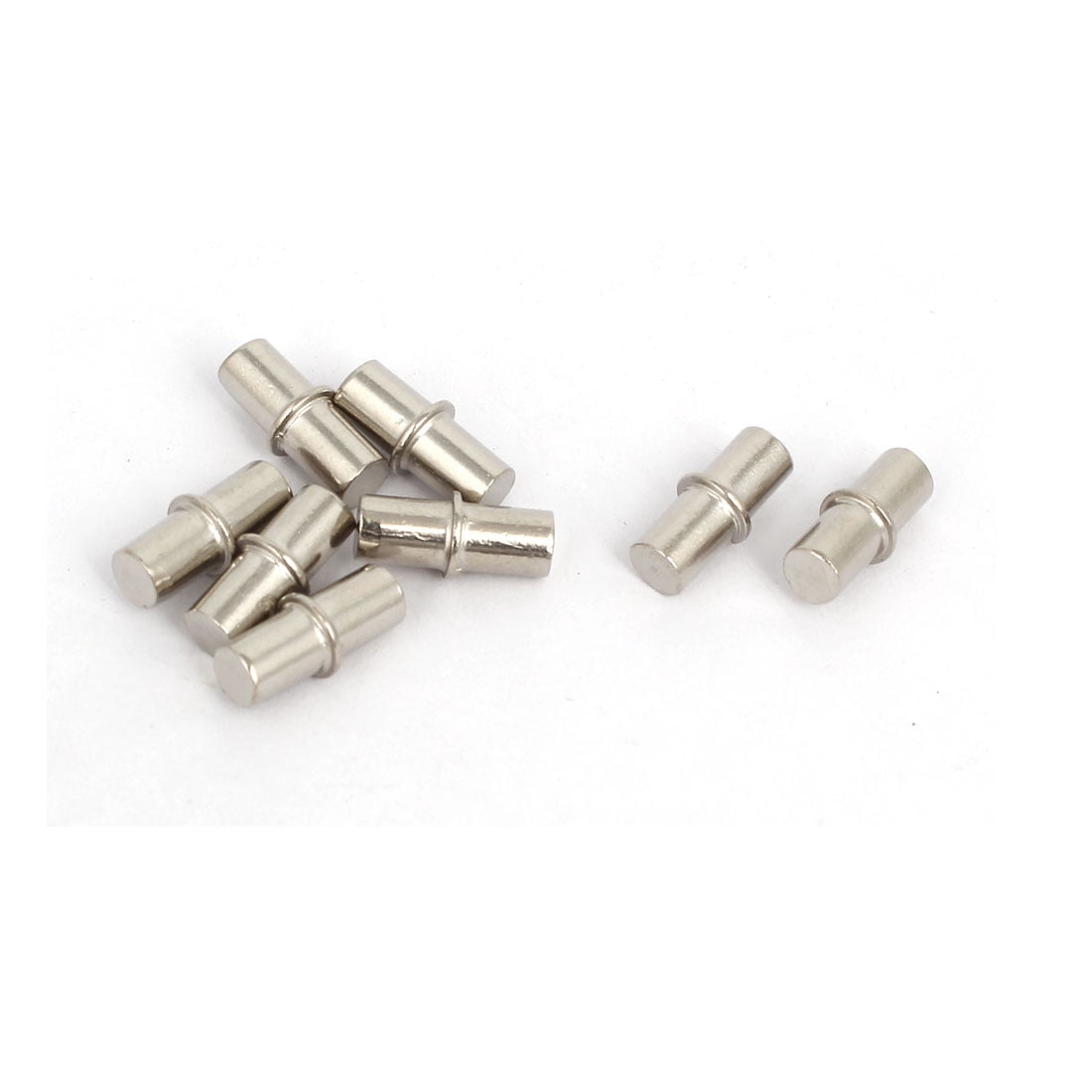 Wardrobe Shelf Support Pins Studs Pegs Silver Tone 6mmx17mm