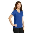 thumbnail image 4 of Sport-Tek Elevate Scoop Neck Tee (LST380) True Royal, L, 4 of 6