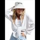 thumbnail image 2 of Camisas de Mujer con Botones, Larga, Algodón, Informales, con Cuello, Corte Holgado. S, 2 of 7