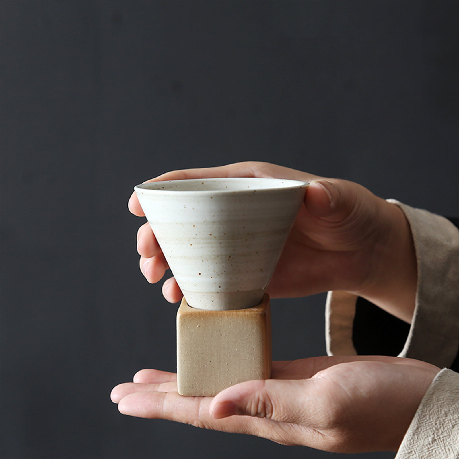 Hasense Espresso Cups with Saucers, 4 oz Small Ceramic Espresso Coffee Mugs  Set of 4, Cute Cappuccin…See more Hasense Espresso Cups with Saucers, 4 oz