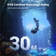 thumbnail image 5 of 2 pc IP68 PVC waterproof phone case swimming water proof bag universal underwater phone protector pouch for iPhone 15 14 13 pro, 5 of 7