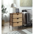 thumbnail image 2 of Three Drawer Chest, Wicker, 2 of 5