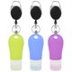 thumbnail image 1 of 3 Botellas de viaje con llaveros contenedores de viaje recargables de Silicona a prueba de fugas yeacher 38 ml 60 ml, 1 of 8