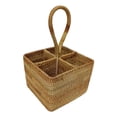 thumbnail image 1 of Rattan Hanging Basket Multifunctional Wicker Storage Rack Box, 1 of 9