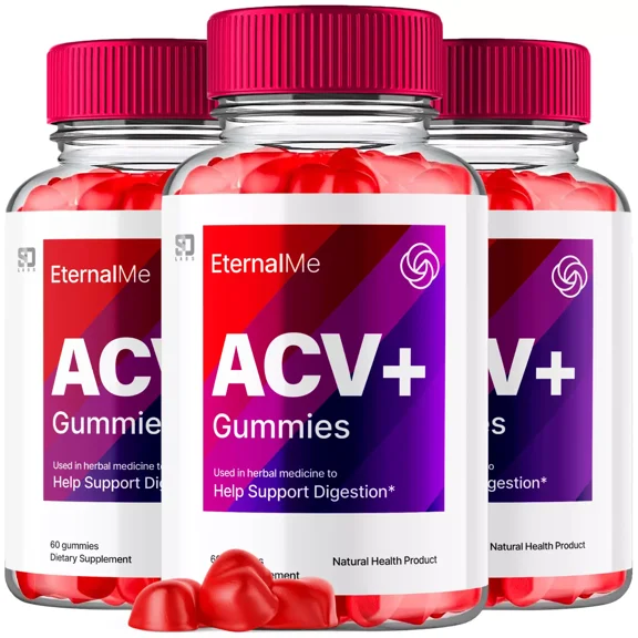EternalMe ACV   Keto Gummies - Burn Fat, Boost Energy, & Manage Weight (3 Pack)