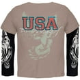 thumbnail image 2 of Ed Hardy - Eagle Proud Colors Juvy 2fer Long Sleeve T-Shirt - Juvy 5/6, 2 of 2