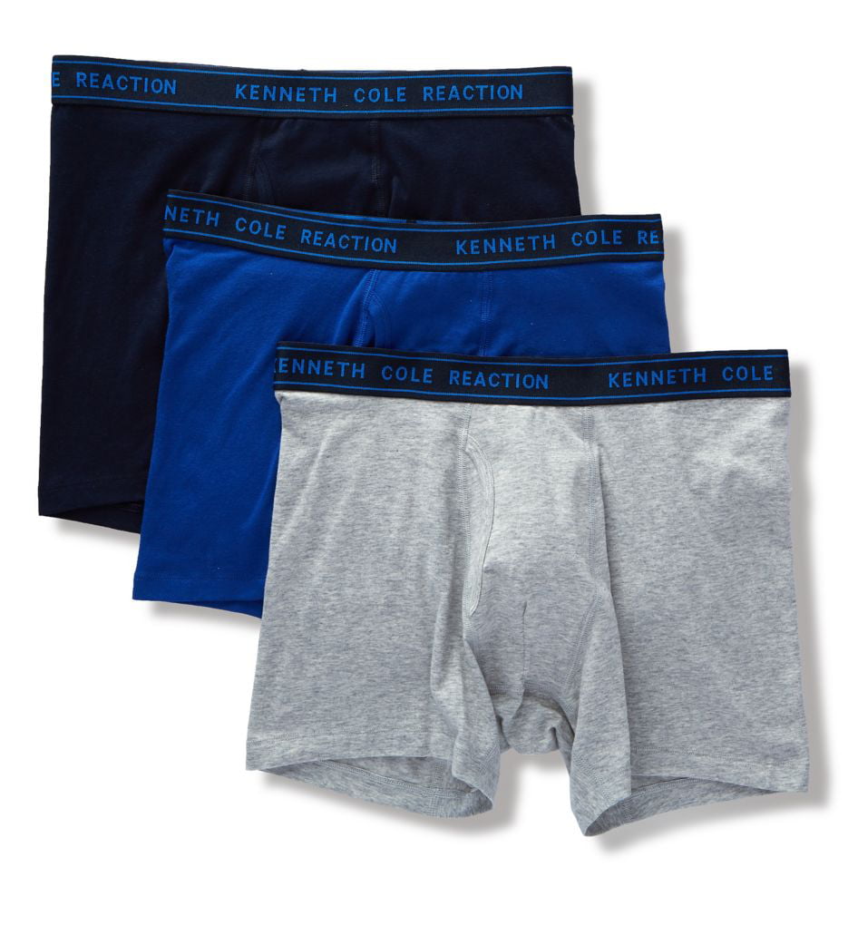 Multipack & Single Kenneth Cole REACTION Mens Underwear Cotton Spandex Boxer Brief