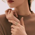 thumbnail image 3 of Bowknot Ring Adjustable Finger Ring Women Promise Ring Anniversary Valentines Bow Ring Bowknot Jewelry, 3 of 3