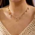thumbnail image 3 of NICKSUN Vintage Gold Ocean Charm Choker Necklace, Boho Beach Vacation Dainty Paperclip Chain with Starfish, Seashell, Seahorse & Marine Animal Pendants, Elegant Coastal Statement Jewelry, 3 of 7