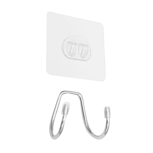Advancent Ganchos adhesivos Fuerte pegajosidad Gancho de pared de servicio pesado Gancho de toalla de de acero inoxidable Colgante sin perforaciones Juegos de accesorios de baño Advancent HA016331-00