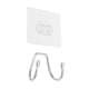 thumbnail image 1 of Advancent Ganchos adhesivos Fuerte pegajosidad Gancho de pared de servicio pesado Gancho de toalla de de acero inoxidable Colgante sin perforaciones Juegos de accesorios de baño Advancent HA016331-00, 1 of 1
