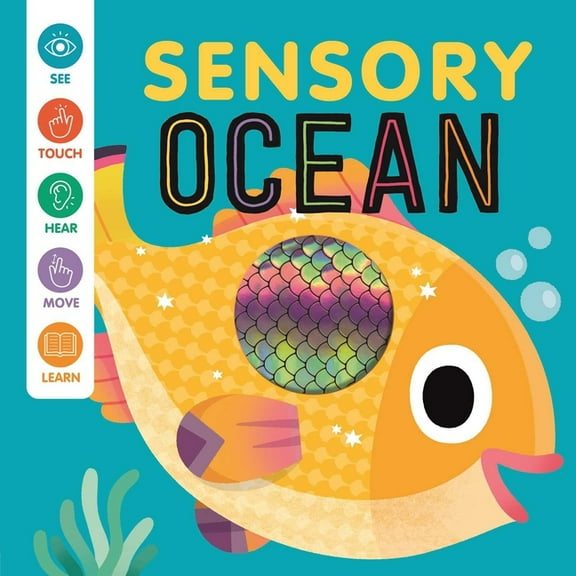 Sensory Ocean: An Interactive Touch & Feel Book for Babies, (Board Book)
