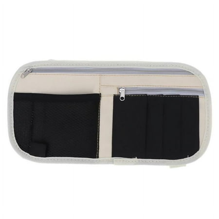 Car Sun Visor Organizer, Large Capacity Auto Interior Pocket Organizer, CD Glasses Pens Document Card Holder, Driving Accessories