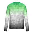 thumbnail image 5 of Ecqkame Long Sleeve T Shirts for Men Round Neck Pullover Printed T-Shirt Blouse Tops B-Mint Green XXXXXL, 5 of 5