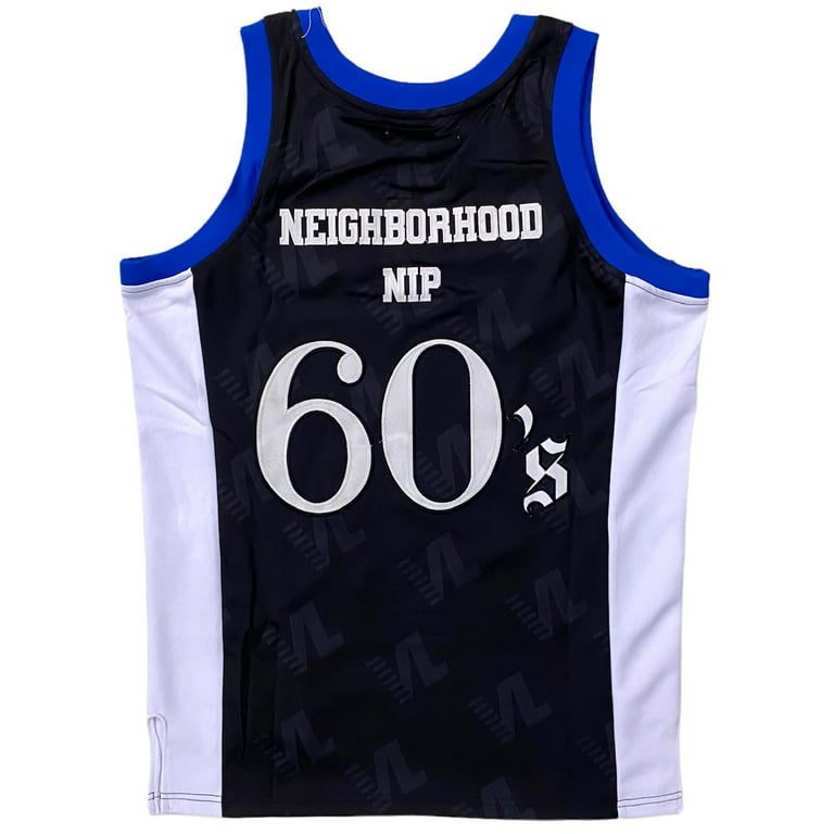 Neighborhood Nip Jersey Black 2XL - Custom Designed Basketball Jersey by All Star Elite
