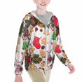 thumbnail image 2 of Cauagu Christmas Gingerbread Cookies Print Sun Protection Jacket for Teen,Full-Zipper Long Sleeve Sun Shirts with Pockets UV Hoodie Shirts Outdoor Athletic Jacket-X-Large, 2 of 7