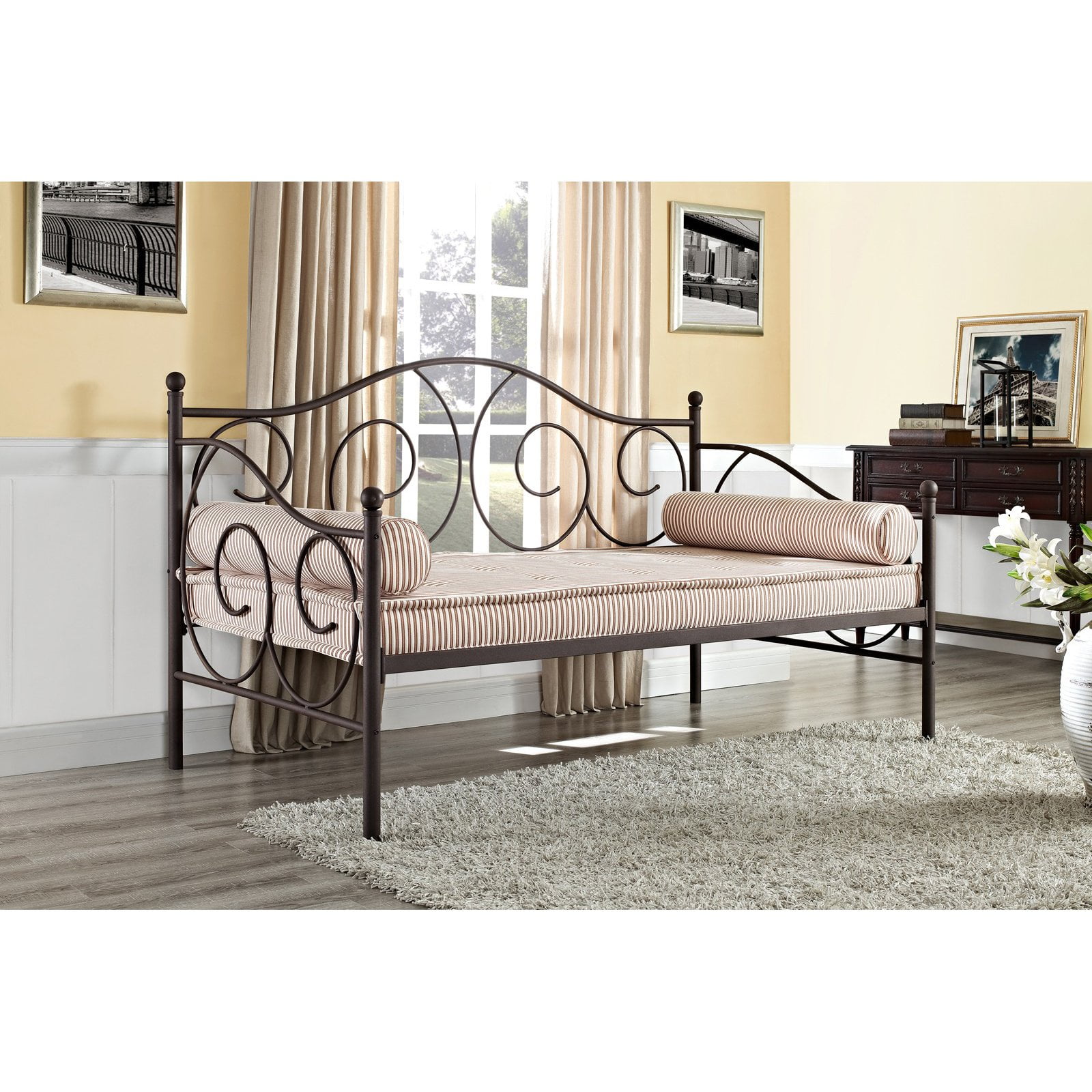 Dhp Victoria Metal Daybed Frame Twin Size Multiple Colors Dhp Victoria Metal Daybed Frame Twin Size Multiple Colors Com