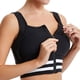 thumbnail image 1 of Ropa interior deportiva para mujer, para correr, de alta resistencia, a prueba de golpes, con cremallera frontal, sujetador sin aros de acero, chaleco de belleza para yoga y fitness, 1 of 1