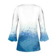 thumbnail image 4 of Ichuanyi liquidación femenina moda impresas impresas cascas en v con cuello corto cubo de camisetas sueltas de manga suelta ICHUANYI WER202308214715, 4 of 4