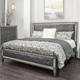 thumbnail image 2 of Furniture of America Galantt Solid Wood Padded Eastern King Bed in Gray, 2 of 2
