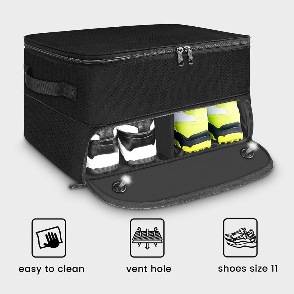 Golf Club Storage Bag with Reinforced Polyester Construction for Outdoor Use