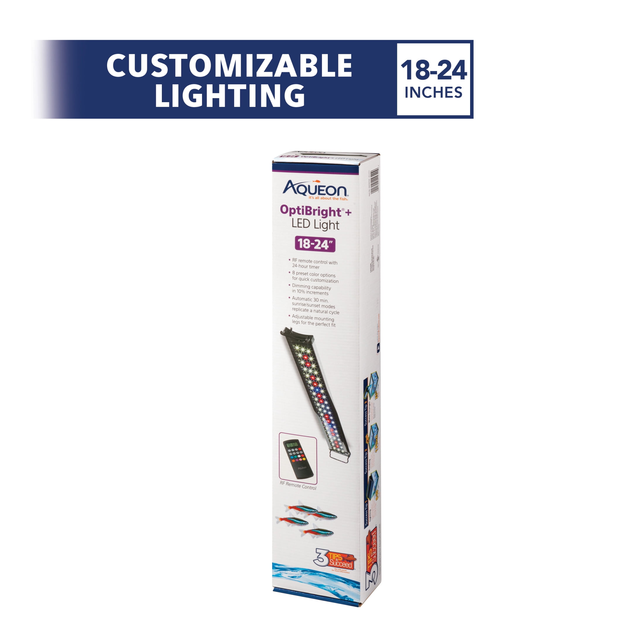 Aqueon LED OptiBright Plus + Light Fixtures 18-24 Inches - Walmart.com