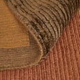 thumbnail image 5 of Feizy Keystone Transitional Color Block, Green/Brown/Orange, 5'6" x 8'6" Area Rug Sheen Handmade Fade Resistant Mid-Century Modern Patchwork Design Carpet for Living Dining Bed Room, 5 of 8