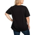 thumbnail image 3 of Women's Plus Size Disney Minnie Mouse T-Shirt Costume Tee Black Red, 3 of 4