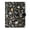 Night Garden, variant on DIY Tropic Wing Printed Microfiber Leather Notebook 9.2x6.7" Refillable Binder Journal with Pen Loop&Pockets 100 Sheets
