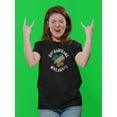 thumbnail image 3 of St Patricks Day Shenanigans Malarkey Distressed Irish Flag Clover Mens Tri-Blend T Shirt, 3 of 5