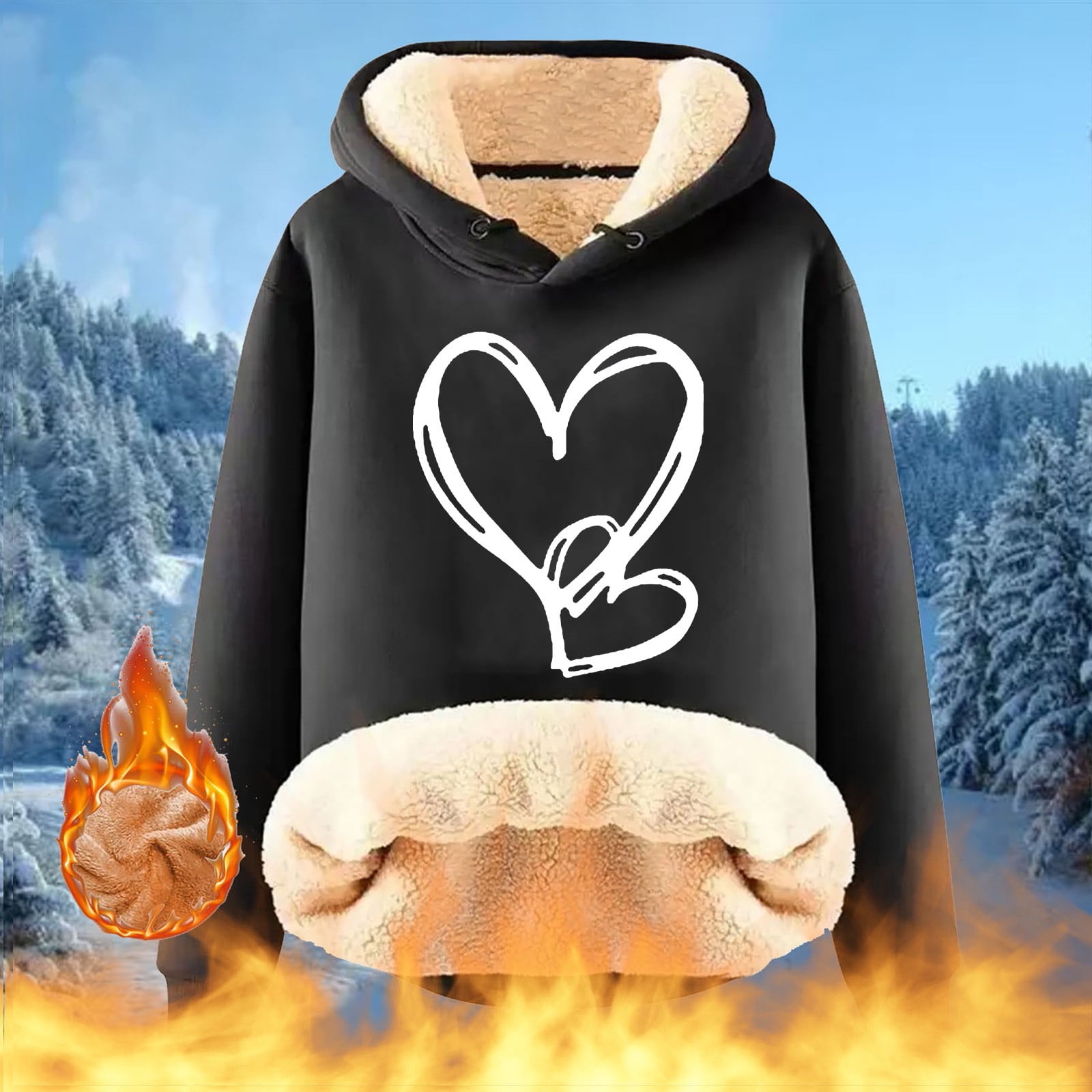 Graphic Hoodies Casual Warm Ski Jacket Windbreaker Vintage Mens 並行輸入品