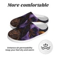 thumbnail image 6 of Yiaed Ornate Purple Floral Vase Print Slippers Fuzzy Warm Cozy Slippers Non Slip House Slippers For Indoor Outdoor Slippers House Slippers-13, 6 of 7