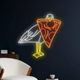 thumbnail image 4 of Handmadetneonsign Seagull Bird Eat Pizza Neon Sign, Seagull Bird Pizza LED Light, Seagull Bird, 4 of 5