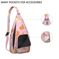 thumbnail image 3 of Cute Cartoon Cat Sling Backpack - Funny Paw Pattern Shoulder Bag (Adorable Pet Design, Lightweight & Durable), 3 of 4