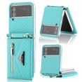 thumbnail image 1 of Wallet Case Compatible With Galaxy Z Flip 4, Crossbody Lanyard Pu Leather Protective Cover With Card Slots, 1 of 5