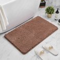 thumbnail image 2 of Coofit Bathroom Rug Super Absorbent Solid Color Non-slip Mat Floor Mat for Bedroom, 2 of 6