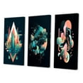 thumbnail image 3 of Designart "Mid-Century Minimalism IV" Minimalism Wall Art Set Of 3 - Green Minimalism Gallery Set For Office Decor, 3 of 7