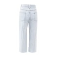 thumbnail image 5 of SNKSDGM Women's Plus Womens Sweatpants Long Length Tall Pants for Women Trendy Women's Fashionable Retro High Waist Straight Leg Casual Wide Leg Loose Washed Design Jeans, 5 of 6