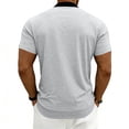 thumbnail image 6 of Full Zip T Shirts for Men Short Sleeve Summer Lightweight Cardigans with Pockets Casual Athletic Workout Shirts, M, 6 of 7