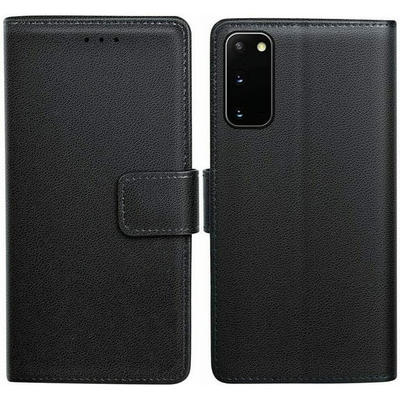 For Samsung Galaxy S21 Ultra / S30 Ultra PU Leather Flip Wallet Case Black