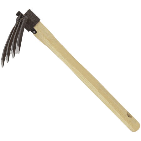 Zenport J6-09 4-Prong Cultivator, Beige