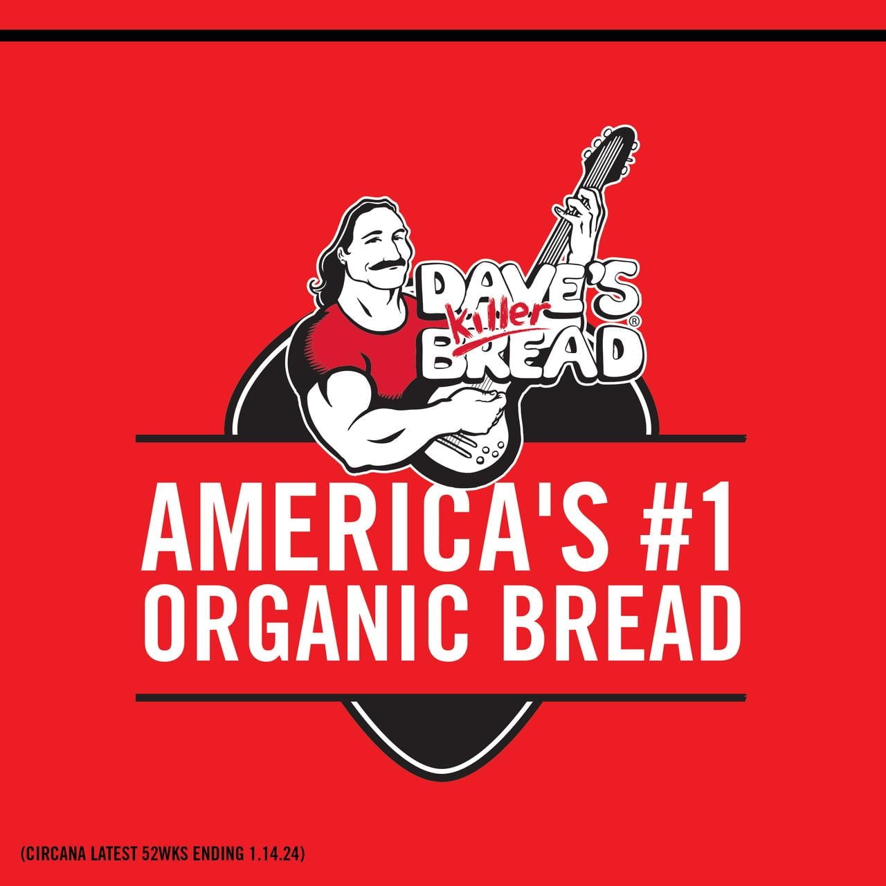 Dave's Killer Bread Organic Oats & Blues Regular Size Loaf, 25 oz, USDA Organic