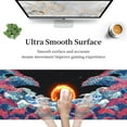 thumbnail image 4 of Japanese Ocean Kanagawa Waves Sunset Starry Sky Sun Fire Gaming Keyboard Mouse Pad Mousepad Accessories Huge Extended XL Stitched Edge Rubber Sole for Home Office(31.5"X 11.8"), 4 of 6