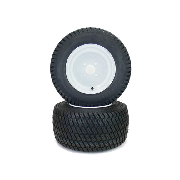(2) Turf Tire Assemblies 20x10.00-10 Fits Country Clipper Boulevard 48" D3353