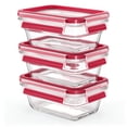 thumbnail image 1 of T-fal Set de 3 Contenedores de Vidrio Herméticos y Antidherrames de .450 ml Master Seal Glass, N1051110, 1 of 8