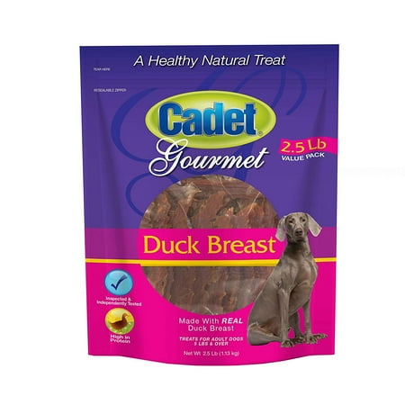 Cadet Duck Breast - Cadet Duck Breast Jerky Dog Treats, 2.5 lbs