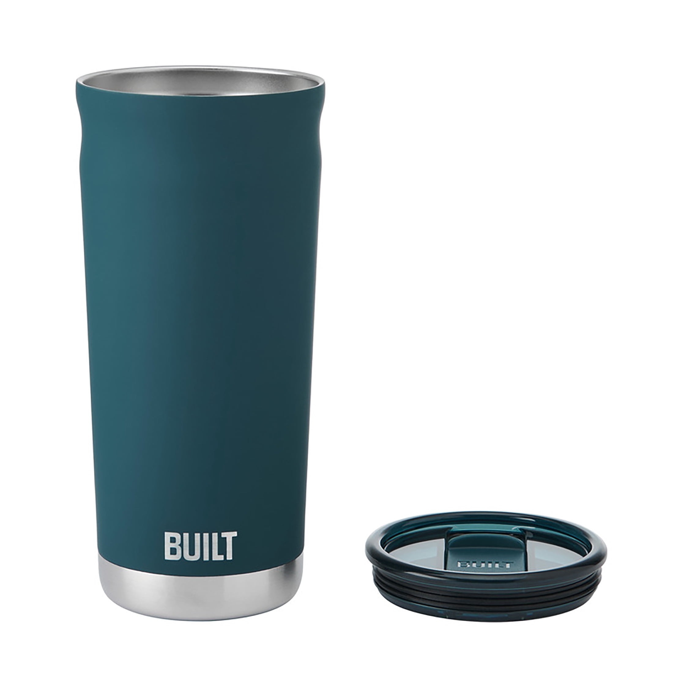 BUILT Torrent 20 oz Double-Wall Insulated Stainless Steel Tumbler Water Bottle, Teal