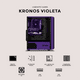 thumbnail image 5 of Gabinete XTREME PC GAMING Kronos Media Torre 4 Fan ARGB Violeta CXTGSXVT, 5 of 6
