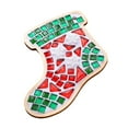 thumbnail image 5 of Mosaic Coaster Craft Kit Holiday Gift with Wooden Base for Kids and Adults Christmas Home Decor, 5 of 9